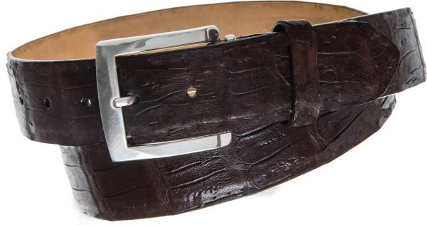 Links & Kings Caiman Crocodile Leather Golf Belts