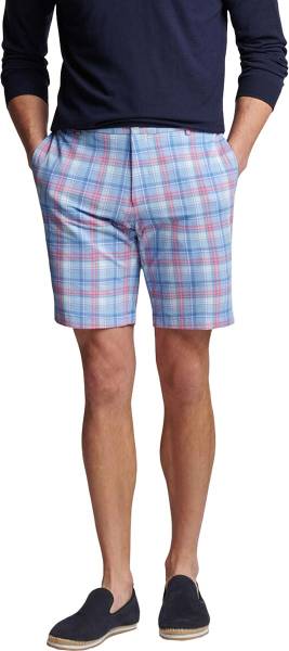 Peter Millar Crown Crafted Matlock Seersucker Plaid Performance Golf Shorts - Tour Fit