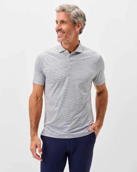 johnnie-O Lyndonn Stripe Golf Shirts
