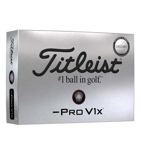 Titleist Pro V1X Left Dash Enhanced Alignment Golf Balls